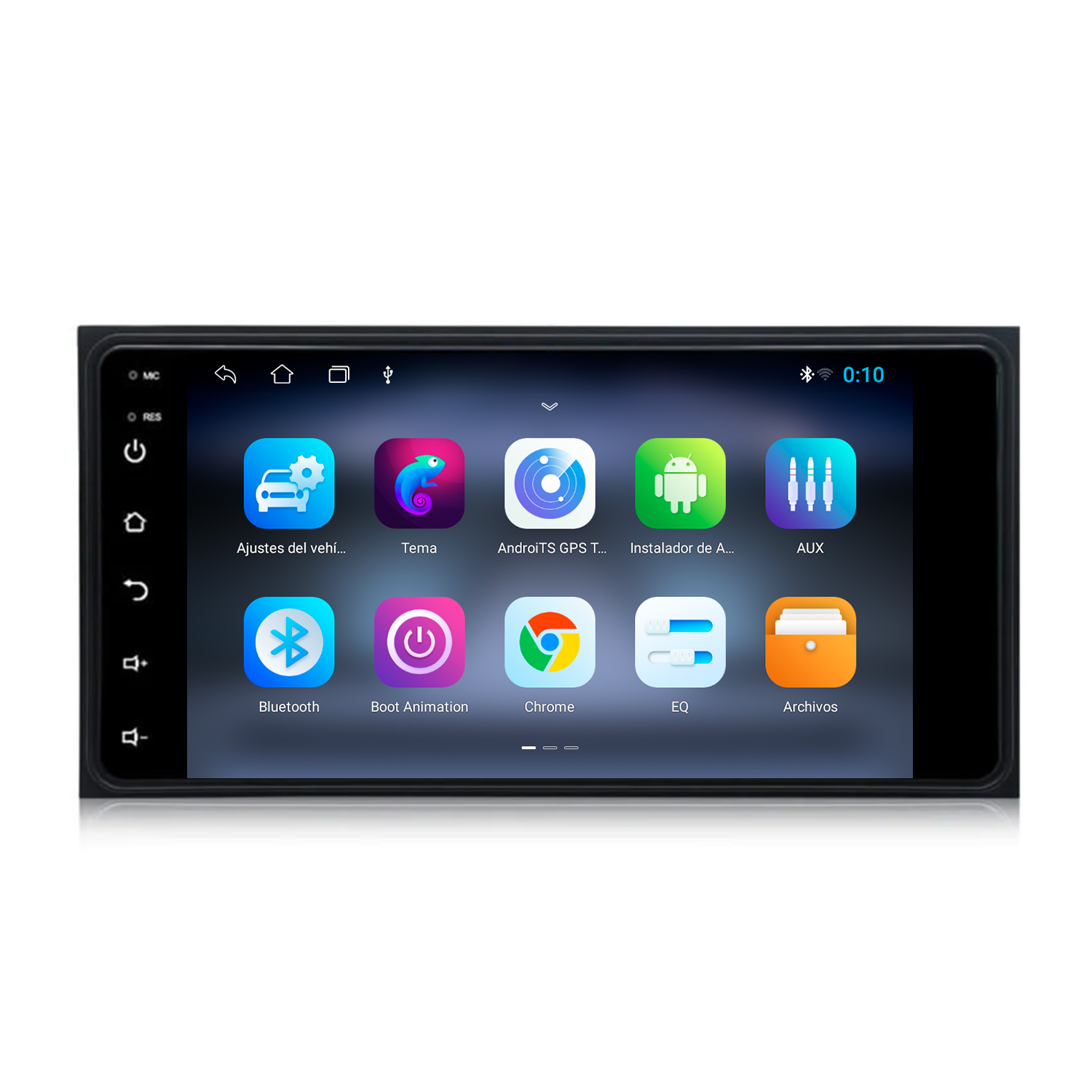 RADIO PARA TOYOTA UNIVERSAL 2+32 CON CARPLAY Y ANDROID AUTO